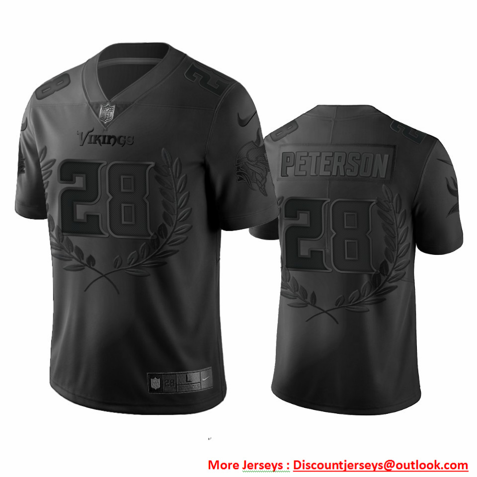 Minnesota Vikings #28 Adrian Peterson Men's Nike Black NFL MVP Limited Edition Jersey Minnesota Vikings #28 Adrian Peterson Men's Nike Black NFL MVP Limited Edition Jersey