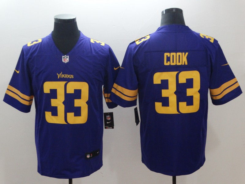 Nike Vikings 33 Dalvin Cook Purple Color Rush Limited Jersey Nike Vikings 33 Dalvin Cook Purple Color Rush Limited Jersey