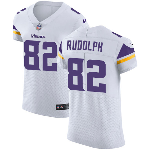 Nike Vikings #82 Kyle Rudolph White Men's Stitched NFL Vapor Untouchable Elite Jersey Nike Vikings #82 Kyle Rudolph White Men's Stitched NFL Vapor Untouchable Elite Jersey