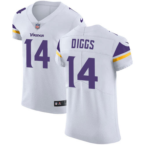 Nike Vikings #14 Stefon Diggs White Men's Stitched NFL Vapor Untouchable Elite Jersey Nike Vikings #14 Stefon Diggs White Men's Stitched NFL Vapor Untouchable Elite Jersey
