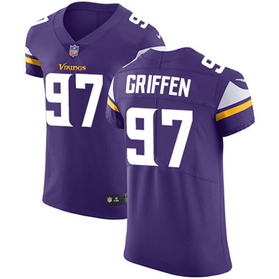 Nike Vikings #97 Everson Griffen Purple Team Color Men's Stitched NFL Vapor Untouchable Elite Jersey Nike Vikings #97 Everson Griffen Purple Team Color Men's Stitched NFL Vapor Untouchable Elite Jersey