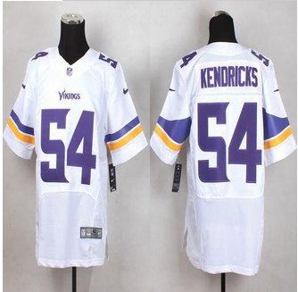New Minnesota Vikings #54 Eric Kendricks White Men's Stitched NFL Elite Jersey New Minnesota Vikings #54 Eric Kendricks White Men's Stitched NFL Elite Jersey
