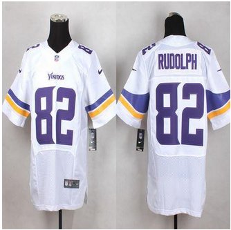 New Minnesota Vikings #82 Kyle Rudolph White Men's Stitched NFL Elite Jersey New Minnesota Vikings #82 Kyle Rudolph White Men's Stitched NFL Elite Jersey