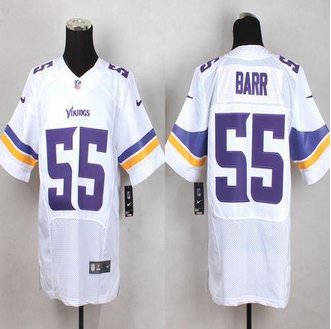 New Minnesota Vikings #55 Anthony Barr White Men's Stitched NFL Elite Jersey New Minnesota Vikings #55 Anthony Barr White Men's Stitched NFL Elite Jersey