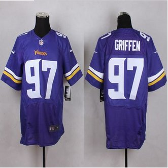 New Minnesota Vikings #97 Everson Griffen Purple Team Color Men's Stitched NFL Elite Jersey New Minnesota Vikings #97 Everson Griffen Purple Team Color Men's Stitched NFL Elite Jersey