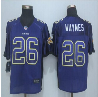 New Minnesota Vikings #26 Trae Waynes Purple Team Color Men's Stitched NFL Elite Drift Fashion Jersey New Minnesota Vikings #26 Trae Waynes Purple Team Color Men's Stitched NFL Elite Drift Fashion Jersey
