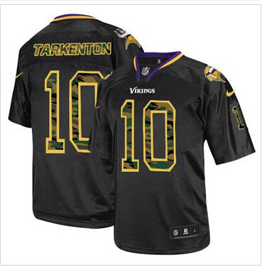 New Minnesota Vikings #10 Fran Tarkenton Black NFL Elite Camo Fashion Jersey New Minnesota Vikings #10 Fran Tarkenton Black NFL Elite Camo Fashion Jersey