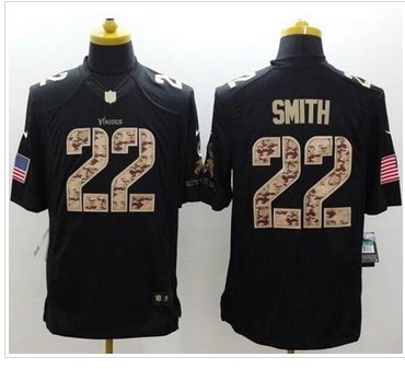 NEW Minnesota Vikings #22 Harrison Smith Black NFL Limited Salute to Service jersey NEW Minnesota Vikings #22 Harrison Smith Black NFL Limited Salute to Service jersey