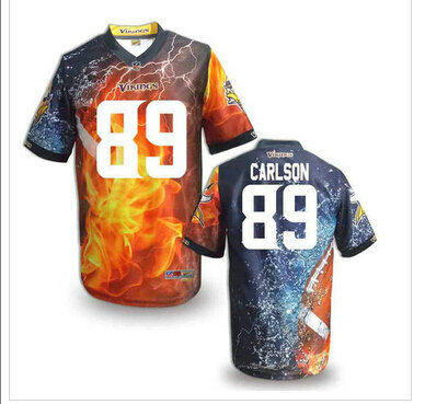 Minnesota Vikings #89 CARLSON Men's Stitched NFL Elite Fanatical Version Jersey (8)