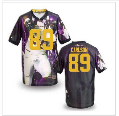 Minnesota Vikings #89 CARLSON Men's Stitched NFL Elite Fanatical Version Jersey (3) Minnesota Vikings #89 CARLSON Men's Stitched NFL Elite Fanatical Version Jersey (3)
