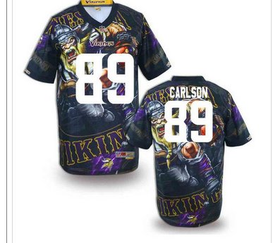 Minnesota Vikings #89 CARLSON Men's Stitched NFL Elite Fanatical Version Jersey (1) Minnesota Vikings #89 CARLSON Men's Stitched NFL Elite Fanatical Version Jersey (1)