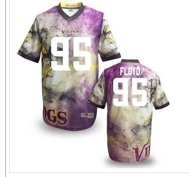 Minnesota Vikings #95 FLOYD Men's Stitched NFL Elite Fanatical Version Jersey (9)
