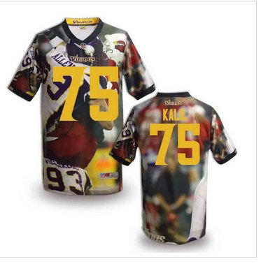 Minnesota Vikings #75 KALIL Men's Stitched NFL Elite Fanatical Version Jersey (7)