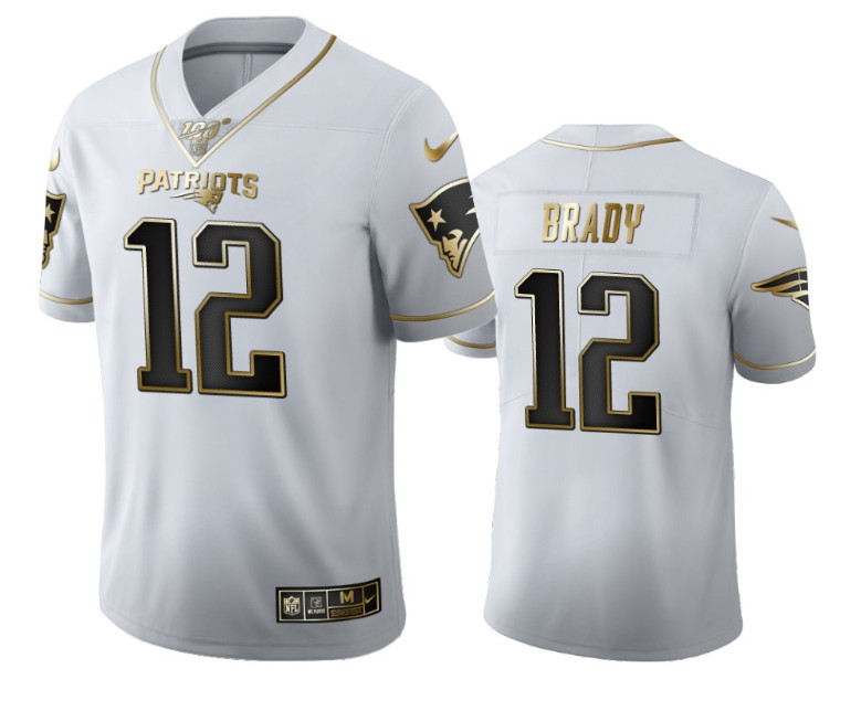 Nike Patriots 12 Tom Brady White 100th Season Vapor Untouchable Limited Jersey Nike Patriots 12 Tom Brady White 100th Season Vapor Untouchable Limited Jersey