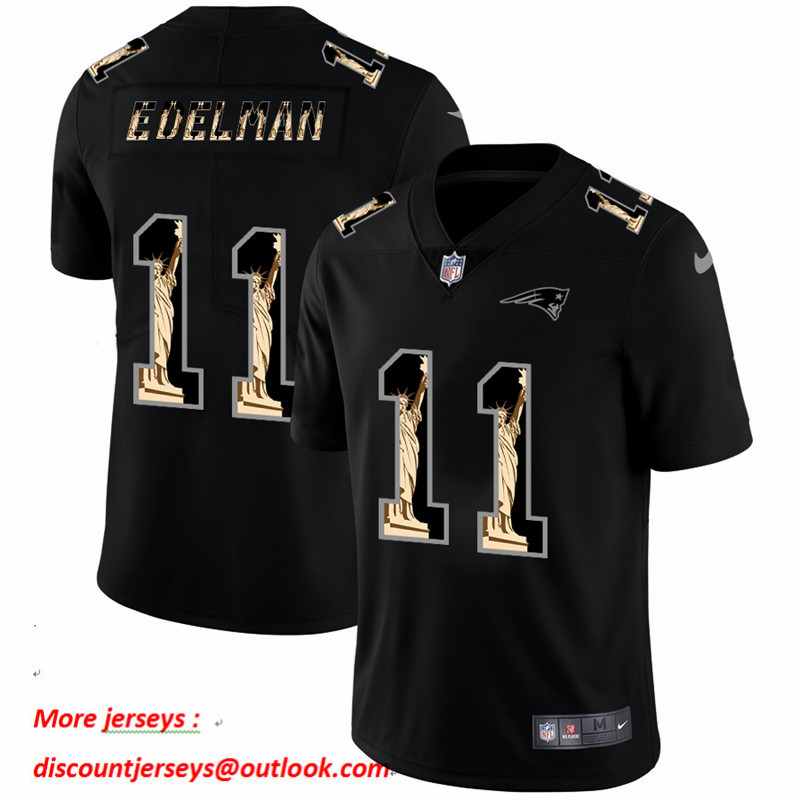 Nike Patriots 11 Julian Edelman Black Statue Of Liberty Limited Jersey Nike Patriots 11 Julian Edelman Black Statue Of Liberty Limited Jersey