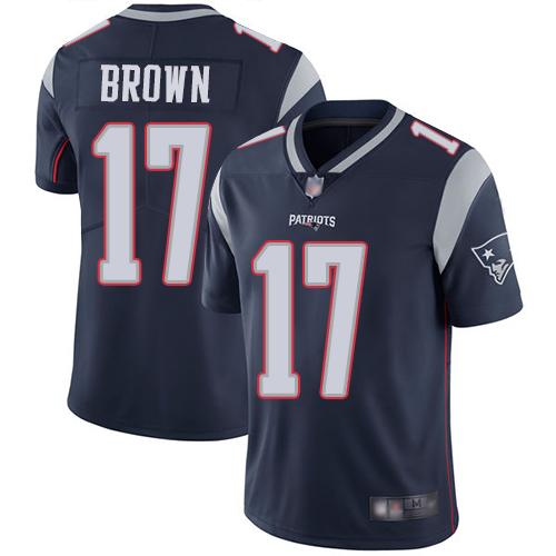 Patriots #17 Antonio Brown Navy Blue Team Color Men's Stitched Football Vapor Untouchable Limited Jersey Patriots #17 Antonio Brown Navy Blue Team Color Men's Stitched Football Vapor Untouchable Limited Jersey