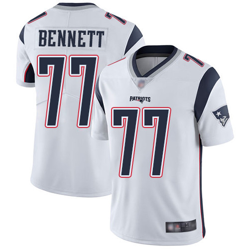 New England Patriots #77 Michael Bennett White Vapor Untouchable Limited Jersey New England Patriots #77 Michael Bennett White Vapor Untouchable Limited Jersey