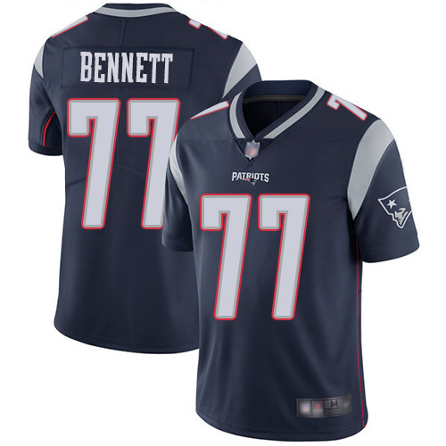 New England Patriots #77 Michael Bennett Navy Vapor Untouchable Limited Jersey New England Patriots #77 Michael Bennett Navy Vapor Untouchable Limited Jersey
