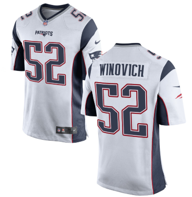 New England Patriots #52 Chase Winovich Nike Limited White Jersey New England Patriots #52 Chase Winovich Nike Limited White Jersey