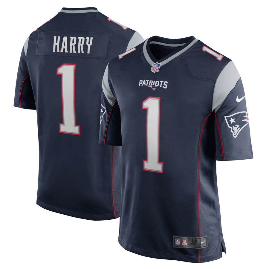 New England Patriots #1 N'Keal Harry Nike Limited Navy Jersey New England Patriots #1 N'Keal Harry Nike Limited Navy Jersey
