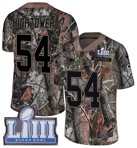 Nike Patriots #54 Dont'a Hightower Camo Super Bowl LIII Bound Men's Stitched NFL Limited Rush Realtree Jersey Nike Patriots #54 Dont'a Hightower Camo Super Bowl LIII Bound Men's Stitched NFL Limited Rush Realtree Jersey