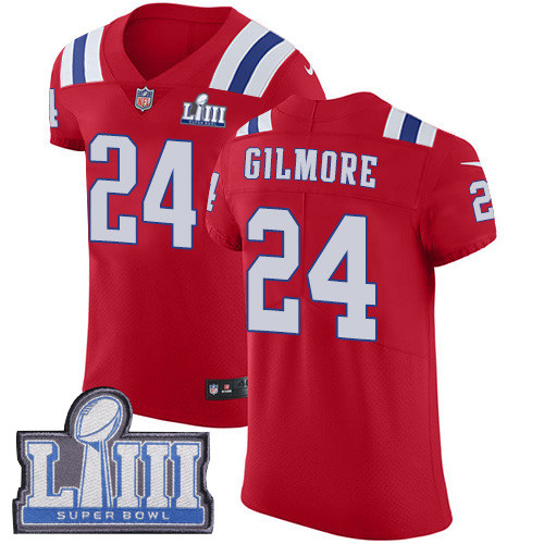Nike Patriots #24 Stephon Gilmore Red Alternate Super Bowl LIII Bound Men's Stitched NFL Vapor Untouchable Elite Jersey Nike Patriots #24 Stephon Gilmore Red Alternate Super Bowl LIII Bound Men's Stitched NFL Vapor Untouchable Elite Jersey