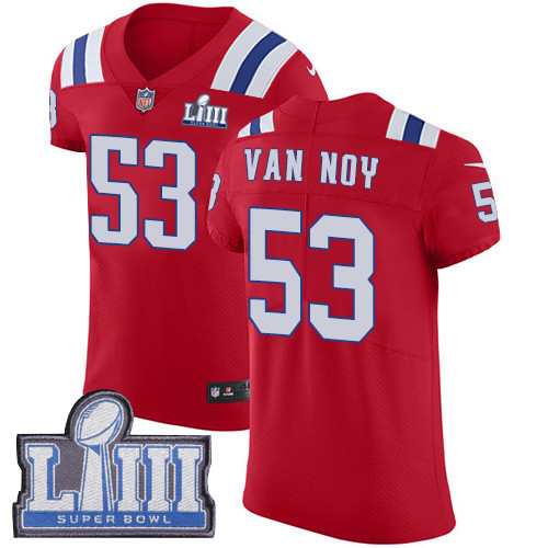 Nike Patriots #53 Kyle Van Noy Red Alternate Super Bowl LIII Bound Men's Stitched NFL Vapor Untouchable Elite Jersey Nike Patriots #53 Kyle Van Noy Red Alternate Super Bowl LIII Bound Men's Stitched NFL Vapor Untouchable Elite Jersey