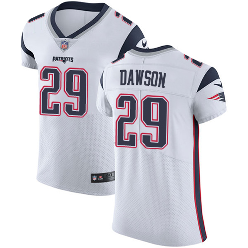 Nike Patriots #29 Duke Dawson White Men's Stitched NFL Vapor Untouchable Elite Jersey Nike Patriots #29 Duke Dawson White Men's Stitched NFL Vapor Untouchable Elite Jersey
