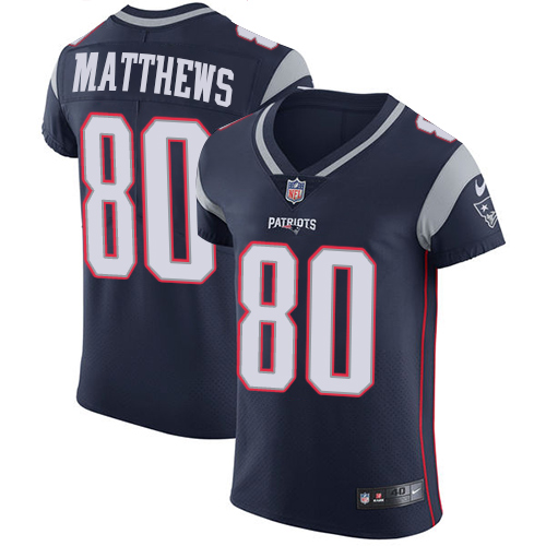 Nike Patriots #80 Jordan Matthews Navy Blue Team Color Men's Stitched NFL Vapor Untouchable Elite Jersey Nike Patriots #80 Jordan Matthews Navy Blue Team Color Men's Stitched NFL Vapor Untouchable Elite Jersey