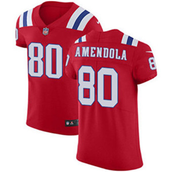 Nike Patriots #80 Danny Amendola Red Alternate Men's Stitched NFL Vapor Untouchable Elite Jersey Nike Patriots #80 Danny Amendola Red Alternate Men's Stitched NFL Vapor Untouchable Elite Jersey