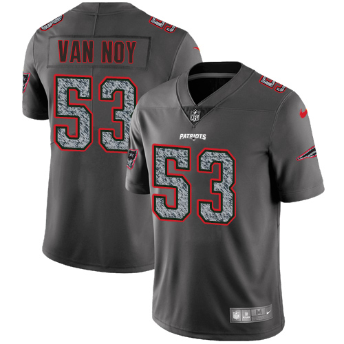 Nike Patriots #53 Kyle Van Noy Gray Static Men's Stitched NFL Vapor Untouchable Limited Jersey Nike Patriots #53 Kyle Van Noy Gray Static Men's Stitched NFL Vapor Untouchable Limited Jersey