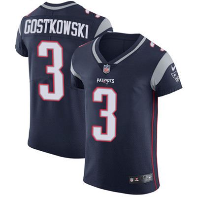 Nike Patriots #3 Stephen Gostkowski Navy Blue Team Color Men's Stitched NFL Vapor Untouchable Elite Jersey Nike Patriots #3 Stephen Gostkowski Navy Blue Team Color Men's Stitched NFL Vapor Untouchable Elite Jersey