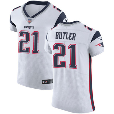Nike Patriots #21 Malcolm Butler White Men's Stitched NFL Vapor Untouchable Elite Jersey Nike Patriots #21 Malcolm Butler White Men's Stitched NFL Vapor Untouchable Elite Jersey