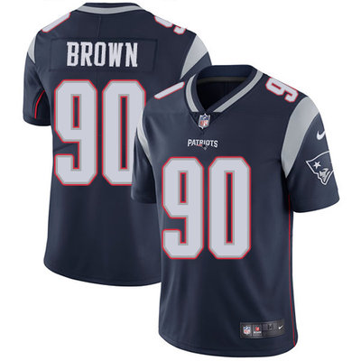 Nike Patriots #90 Malcom Brown Navy Blue Team Color Men's Stitched NFL Vapor Untouchable Limited Jersey Nike Patriots #90 Malcom Brown Navy Blue Team Color Men's Stitched NFL Vapor Untouchable Limited Jersey