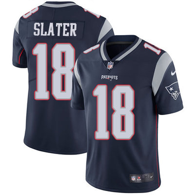 Nike Patriots #18 Matt Slater Navy Blue Team Color Men's Stitched NFL Vapor Untouchable Limited Jersey Nike Patriots #18 Matt Slater Navy Blue Team Color Men's Stitched NFL Vapor Untouchable Limited Jersey