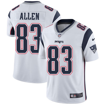 Nike Patriots #83 Dwayne Allen White Men's Stitched NFL Vapor Untouchable Limited Jersey Nike Patriots #83 Dwayne Allen White Men's Stitched NFL Vapor Untouchable Limited Jersey