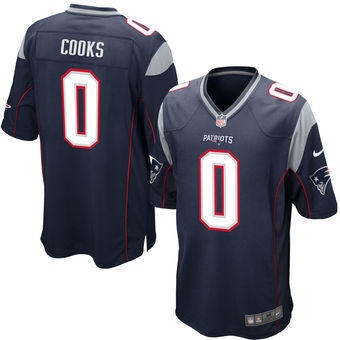 Men's New England Patriots Brandin Cooks Nike Navy Game Jersey Men's New England Patriots Brandin Cooks Nike Navy Game Jersey