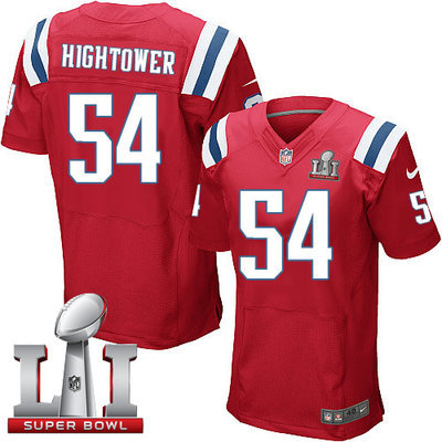 Nike Patriots #54 Dont'a Hightower Red Alternate Super Bowl LI 51 Men's Stitched NFL Elite Jersey Nike Patriots #54 Dont'a Hightower Red Alternate Super Bowl LI 51 Men's Stitched NFL Elite Jersey