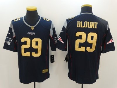 Nike Patriots 29 LeGarrette Blount Navy Gold Limited Jersey Nike Patriots 29 LeGarrette Blount Navy Gold Limited Jersey