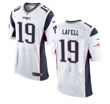Nike New England Patriots #19 Brandon LaFell White Men's Stitched NFL New Elite Jersey Nike New England Patriots #19 Brandon LaFell White Men's Stitched NFL New Elite Jersey