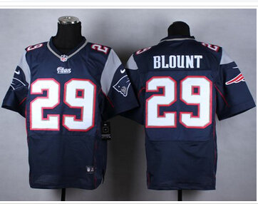 New New England Patriots #29 LeGarrette Blount Navy Blue Team Color NFL Elite Jersey