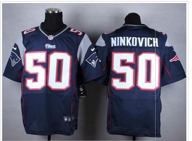 New New England Patriots #50 Rob Ninkovich Navy Blue Team Color NFL Elite jersey