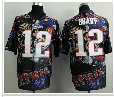 New England Patriots #12 Tom Brady Team Color NFL Elite Fanatical Version Jersey New England Patriots #12 Tom Brady Team Color NFL Elite Fanatical Version Jersey