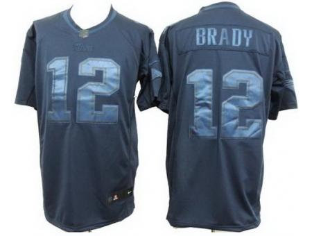 NEW New England Patriots 12 Tom Brady Blue Drenched Limited Jerseys NEW New England Patriots 12 Tom Brady Blue Drenched Limited Jerseys