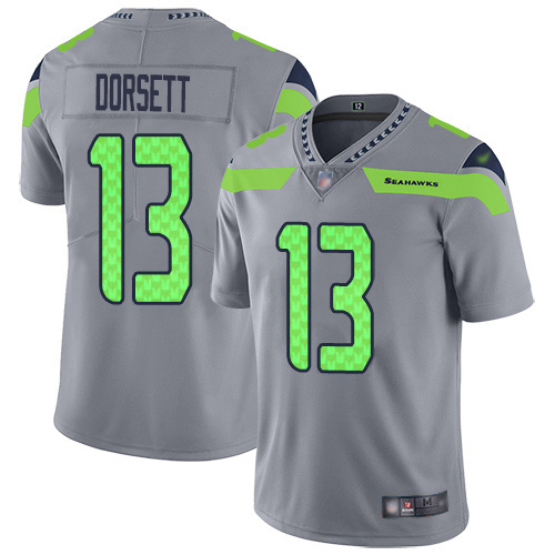 Nike Seahawks #13 Phillip Dorsett Gray Men's Stitched NFL Limited Inverted Legend Jersey Nike Seahawks #13 Phillip Dorsett Gray Men's Stitched NFL Limited Inverted Legend Jersey