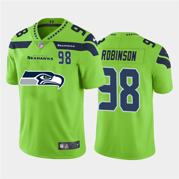 Nike Seahawks 98 Alton Robinson Green Team Big Logo Number Vapor Untouchable Limited Jersey Nike Seahawks 98 Alton Robinson Green Team Big Logo Number Vapor Untouchable Limited Jersey