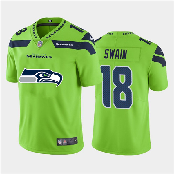 Nike Seahawks 18 Freddie Swain Green Team Big Logo Vapor Untouchable Limited Jersey Nike Seahawks 18 Freddie Swain Green Team Big Logo Vapor Untouchable Limited Jersey