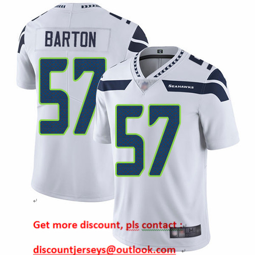 Seahawks #57 Cody Barton White Men's Stitched Football Vapor Untouchable Limited Jersey Seahawks #57 Cody Barton White Men's Stitched Football Vapor Untouchable Limited Jersey