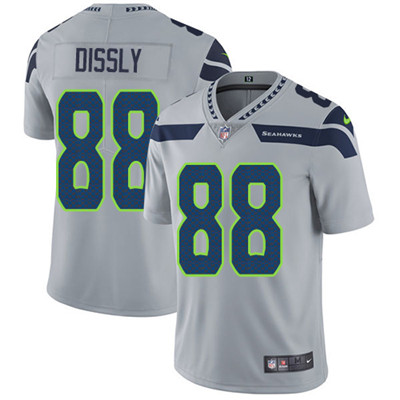 Nike Seahawks #88 Will Dissly Grey Alternate Men's Stitched NFL Vapor Untouchable Limited Jersey Nike Seahawks #88 Will Dissly Grey Alternate Men's Stitched NFL Vapor Untouchable Limited Jersey