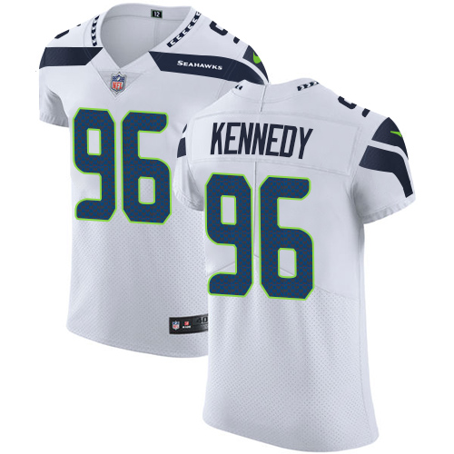 Nike Seahawks #96 Cortez Kennedy White Men's Stitched NFL Vapor Untouchable Elite Jersey Nike Seahawks #96 Cortez Kennedy White Men's Stitched NFL Vapor Untouchable Elite Jersey